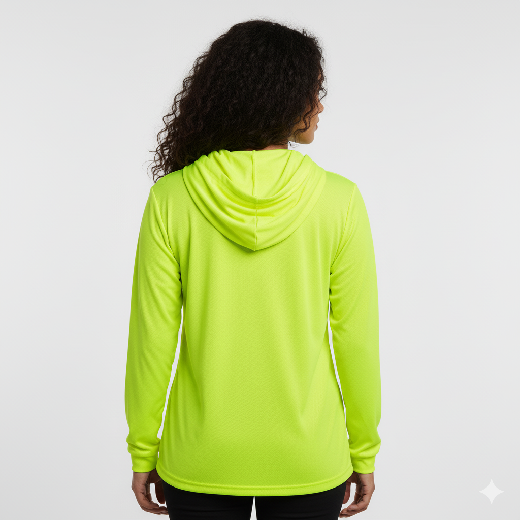 Safety First Outfitters Long-Sleeve Hi-Vis Shirt ( Neon Orange and Neon Yellow )