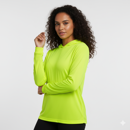 Safety First Outfitters Long-Sleeve Hi-Vis Shirt ( Neon Orange and Neon Yellow )