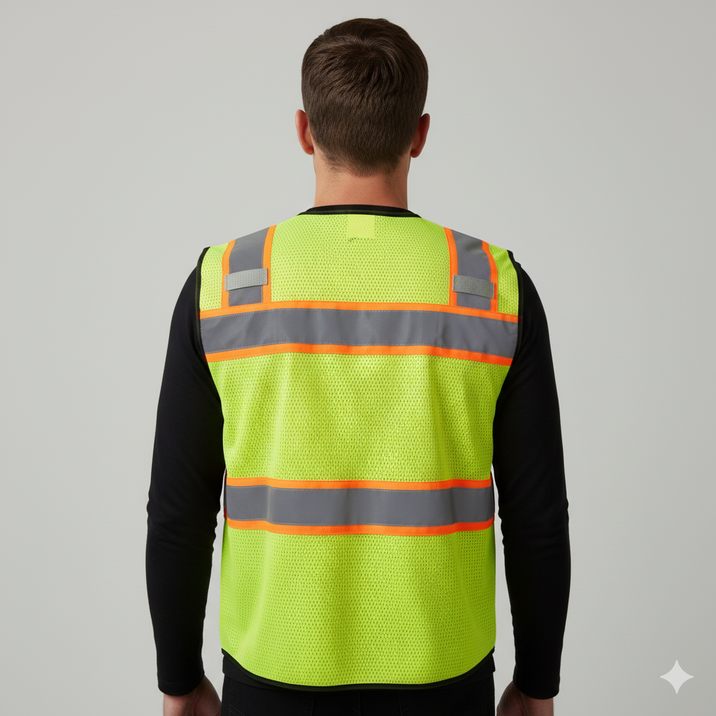 Safety First Outfitters Hi-Vis Safety Vest ( Yellow and Orange )