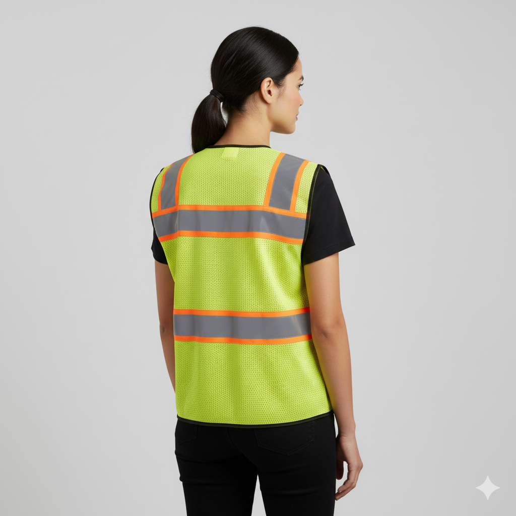 Safety First Outfitters Hi-Vis Safety Vest ( Yellow and Orange )