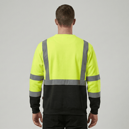 Class 3 Crewneck Sweatshirt With Black Bottom