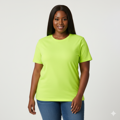Safety First Outfitters Short-Sleeve Hi-Vis Shirt ( Neon Orange and Neon Yellow )