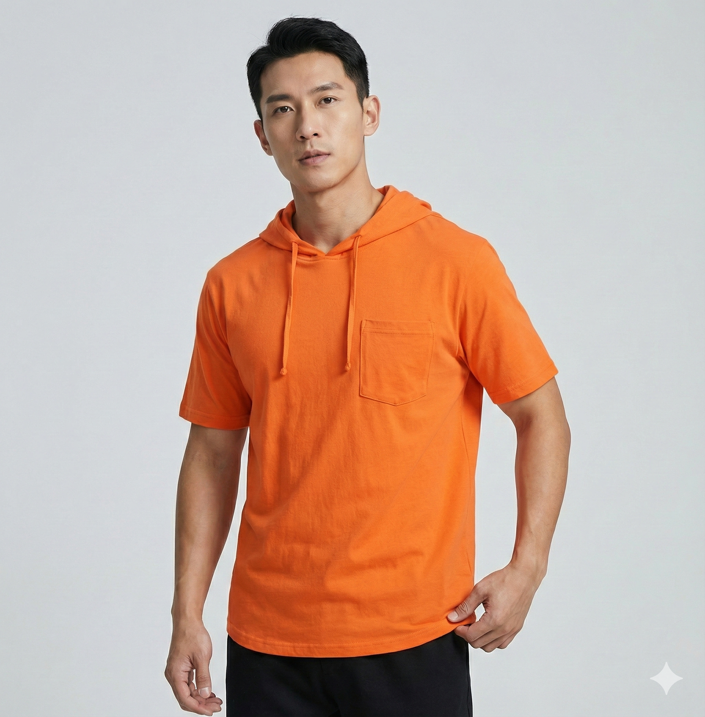 Safety First Outfitters Short-Sleeve Hoodie Shirt ( Neon Orange and Neon Yellow )