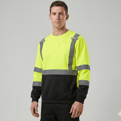 Class 3 Crewneck Sweatshirt With Black Bottom